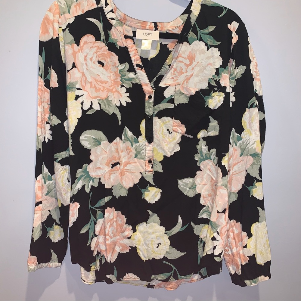 Loft woman’s blouse, EUC, size L